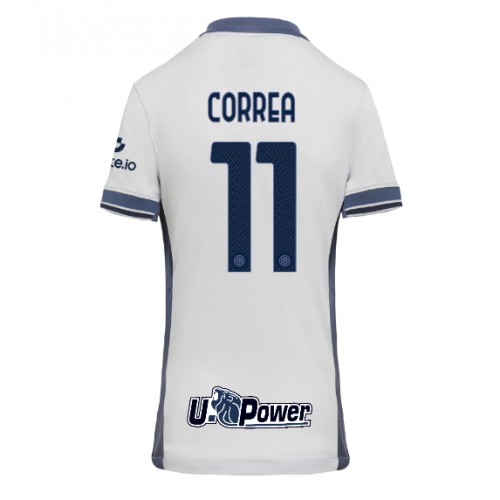 Fotballdrakt Dame Inter Milan Joaquin Correa #11 Bortedrakt 2024-25 Kortermet